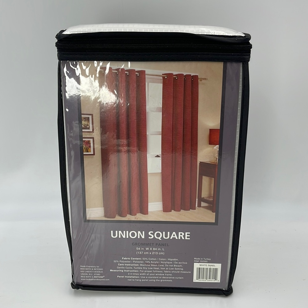 Union Square 54" X 84” Grommet Panel White Bed Bath And Beyond 2 Panels